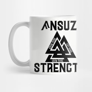 AS Valknut Black Mug